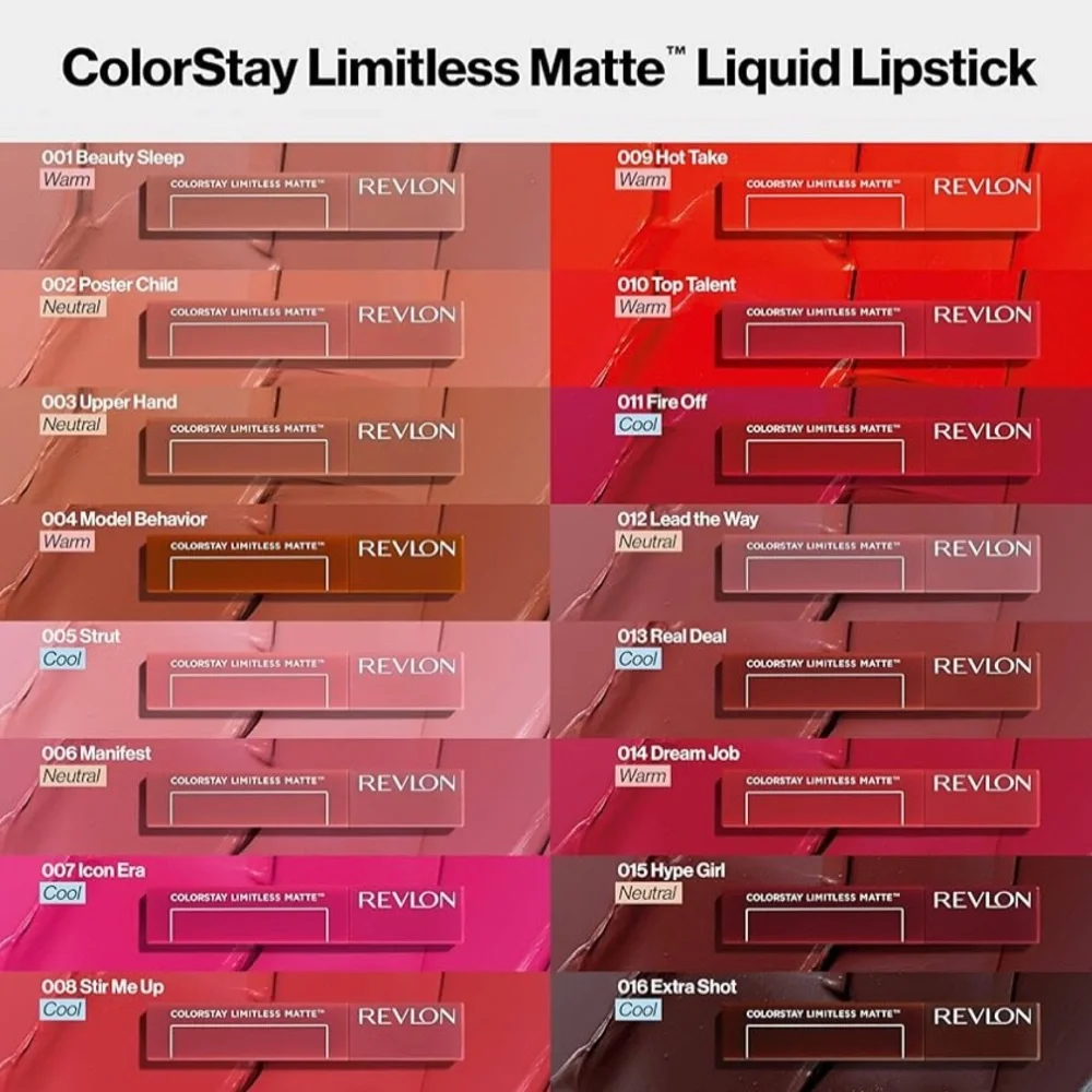 Revlon ColorStay Limitless‎ Matte Liquid Lipstick Set of 2